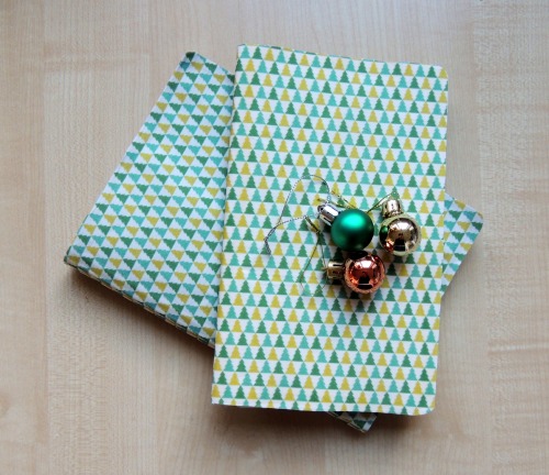fabric covered notebooks